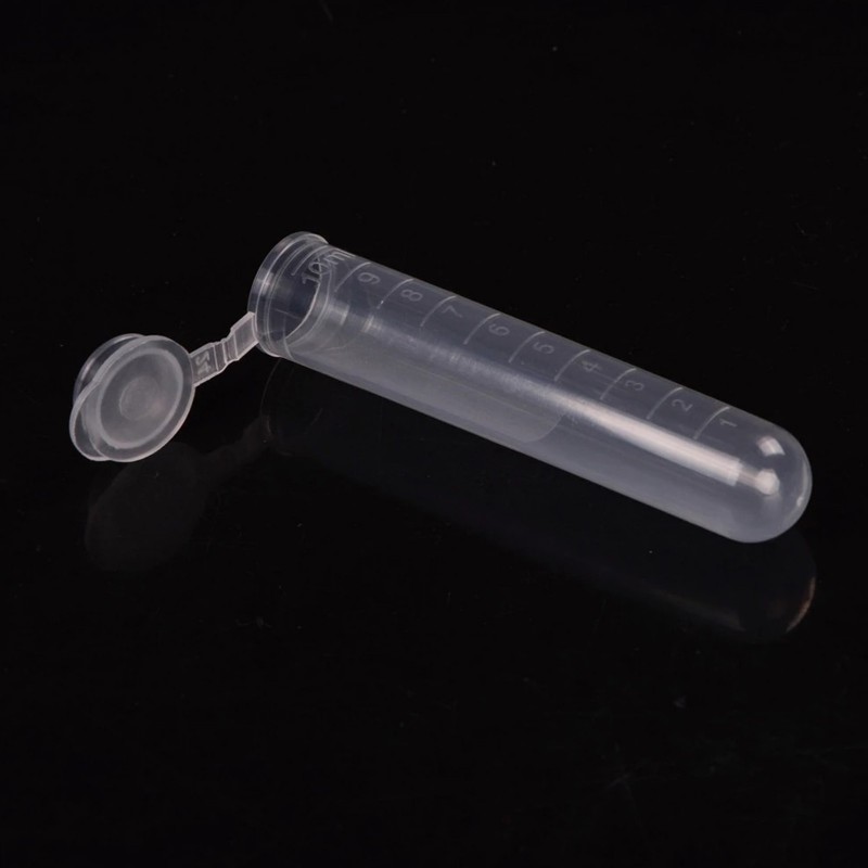 Transparent Clear Test Tube With lid 10 ml Price €0.55