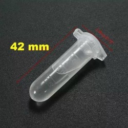 Transparent Clear Test Tube With lid 2 ml
