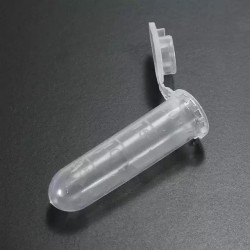 Πλαστικό διαφανές δοκιμαστικό σωλήνα Με καπάκι 2 ml
