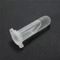 Πλαστικό διαφανές δοκιμαστικό σωλήνα Με καπάκι 2 ml