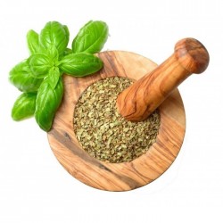 Dried basil - spice and medicine