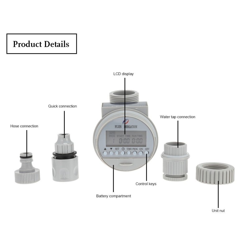 39.95 Bewässerungstimer Solar Power Automatische Bewässerung Bewässerungstimer
