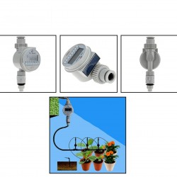 Watering Timer Solar Power Automatic Irrigation Watering Timer Programmable LCD Display Hose Timers Irrigation System 39.95 - 3