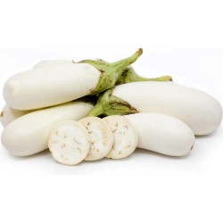 White Eggplant Seeds 1.85 - 1