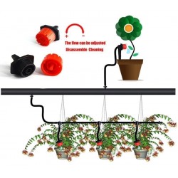 Drip Irrigation System, Automatic Watering with Adjustable Drippers 19.5 - 6